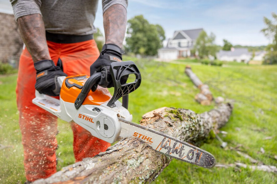 msa 60 battery powered chainsaw